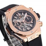 2022年原版復刻新作入荷 ウブロHublot 自動巻ムーブメント腕時計44MM*15.45MM