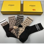 2022年秋冬新作FENDI ブランド 新品靴下5足セット