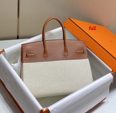 早春新作入荷原版復刻 エルメス Birkin  バッグ fuli工場 SIZE: 35 CM