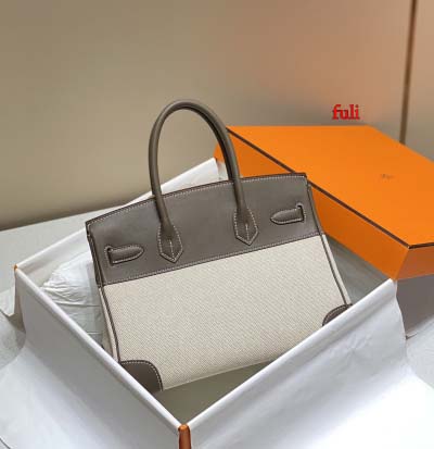 早春新作入荷原版復刻 エルメス Birkin  バッグ fuli工場 SIZE: 35 CM