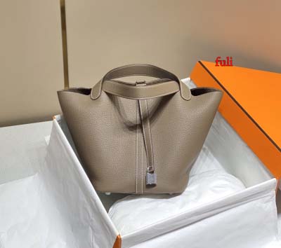 早春新作入荷原版復刻 エルメス Hermes Picotin Lock バッグ fuli工場 SIZE: 22 CM