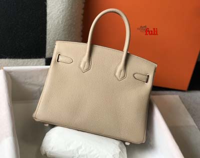 早春新作入荷原版復刻 エルメス Birkin バッグ fuli工場 SIZE: 30 CM