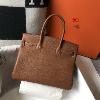 早春新作入荷原版復刻 エルメス Birkin バッグ fuli工場 SIZE: 30 CM