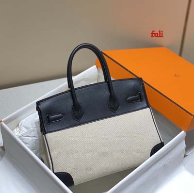 早春新作入荷原版復刻 エルメス Birkin   バッグ fuli工場 SIZE: 25 CM