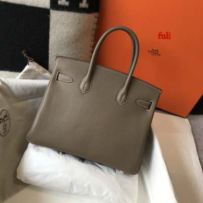 早春新作入荷原版復刻 エルメス Birkin  バッグ fuli工場 SIZE: 30CM