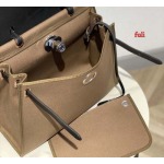 早春新作入荷原版復刻 エルメス Herbag バッグ fuli工場 SIZE: 31cm