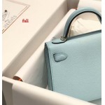 早春新作入荷原版復刻 エルメス Kelly バッグ fuli工場 SIZE: 19 CM