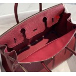 早春新作入荷原版復刻 エルメス Birkin バッグ fuli工場 SIZE: 30 CM