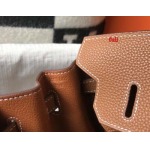 早春新作入荷原版復刻 エルメス Birkin バッグ fuli工場 SIZE: 30 CM