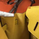 早春新作入荷原版復刻 エルメス Birkin バッグ fuli工場 SIZE: 30 CM