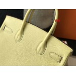 早春新作入荷原版復刻 エルメス Birkin バッグ fuli工場 SIZE: 30 CM