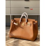 早春新作入荷原版復刻 エルメス Birkin  HAC バッグ fuli工場 SIZE: 50 CM