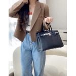 早春新作入荷原版復刻 エルメス Birkin バッグ fuli工場 SIZE: 30 CM