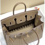 早春新作入荷原版復刻 エルメス Birkin バッグ fuli工場 SIZE: 25CM