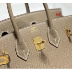 早春新作入荷原版復刻 エルメス Birkin バッグ fuli工場 SIZE: 25CM