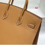 早春新作入荷原版復刻 エルメス Birkin バッグ fuli工場 SIZE: 25CM