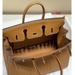 早春新作入荷原版復刻 エルメス Birkin バッグ fuli工場 SIZE: 25CM