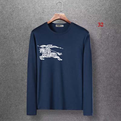 バーバリー 人気 メンズの長袖Tシャツ 32工場 M-6XL