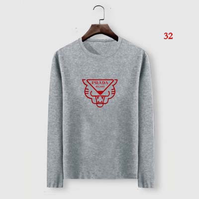 プラダ 人気 メンズの長袖Tシャツ 32工場 M-6XL