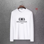 バレンシアガ人気 メンズの長袖Tシャツ 32工場 M-6XL