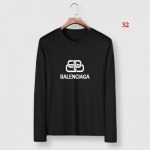 バレンシアガ人気 メンズの長袖Tシャツ 32工場 M-6XL