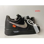 2023年3月21日新作入荷 OFF-WHITE x MoMA x Nike Air Force 1スニーカー qiaoba工場.36-46