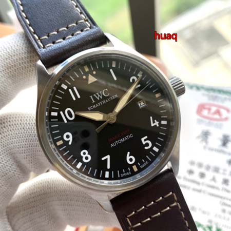 高品質IWC  40mm 自動巻ムーブメント腕時計 huaq工場