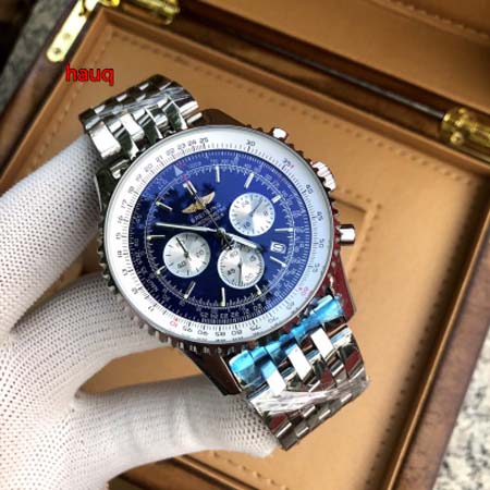 高品質ブライトリング Breitling 45mm 自動巻ムーブメント腕時計 huaq工場