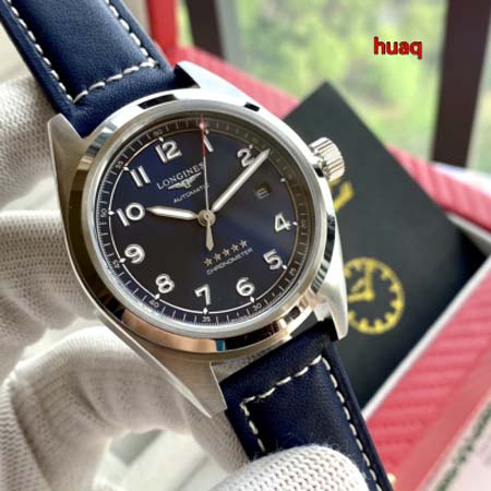 高品質ロンジン 42mm 自動巻ムーブメント腕時計 huaq工場