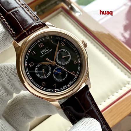 高品質 IWC  43mm 自動巻ムーブメント腕時計 huaq工場