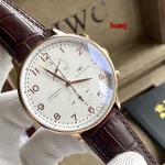 高品質IWC  42mm 自動巻ムーブメント腕時計 huaq工場