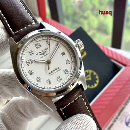 高品質ロンジン 42mm 自動巻ムーブメント腕時計 huaq...