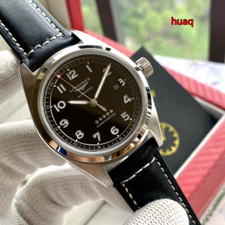 高品質ロンジン 42mm 自動巻ムーブメント腕時計 huaq...