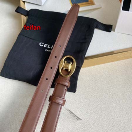 2023年高品質新作入荷CELINE 女性 ベルト25mm 本革feifan工場