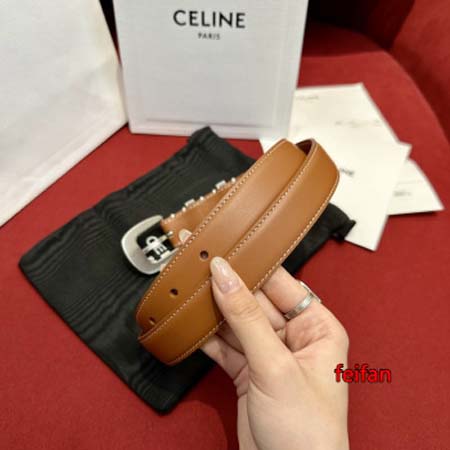 2023年高品質新作入荷CELINE 女性 ベルト25mm 本革feifan工場