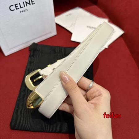 2023年高品質新作入荷CELINE 女性 ベルト25mm 本革feifan工場