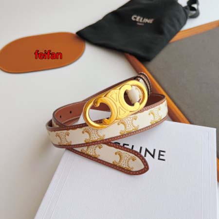 2023年高品質新作入荷CELINE 女性ベルト25mm 本革feifan工場