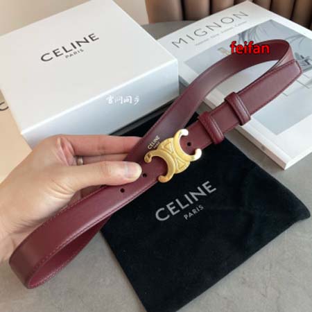 2023年高品質新作入荷CELINE 女性ベル25mm 本革...