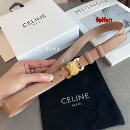 2023年高品質新作入荷CELINE 女性ベル25mm 本革...