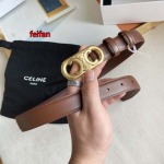 2023年高品質新作入荷CELINE 女性 ベルト25mm 本革feifan工場