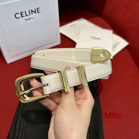 2023年高品質新作入荷CELINE 女性 ベルト25mm ...