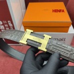 2023年高品質新作入荷エルメスベルト38mm 本革 henfa工場