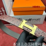 2023年高品質新作入荷エルメスベル38mm 本革 henfa工場