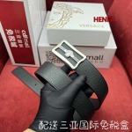 2023年高品質新作入荷ヴェルサーチ ベル34mm 本革 henfa工場