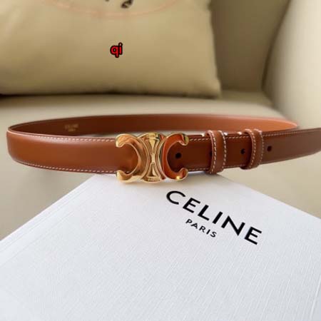 2023年9月15日高品質新品入荷 CELINE 女性ベルト2.5cm 本革qiqi工場