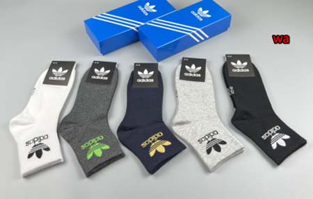 2023年新品人気 Adidas 靴下一箱5足セット