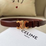 2023年9月15日高品質新品入荷 CELINE 女性ベルト2.5cm 本革qiqi工場