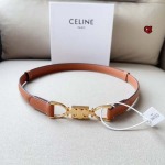 2023年9月19日高品質新品入荷CELINE 女性ベルト18mm 本革qiqi工場