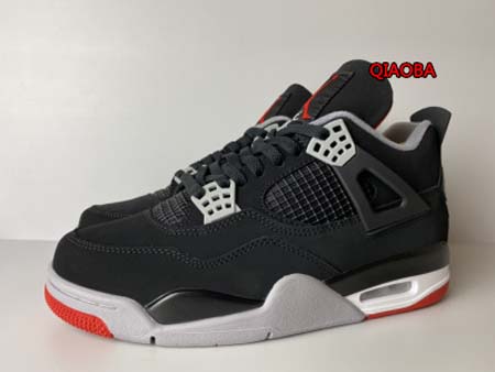 新作入荷Air Jordan 4 Retro Bred  NIKE スニーカー QIAOBA工場.SIZE:36-46