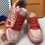 原版復刻新作入荷ルイヴィトン女性 ブランドスニーカー FOYE工場 SIZE: 35-45